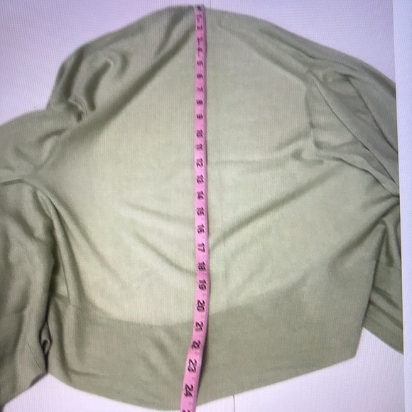 Kenneth Cole Mint Wrap Cardigan Size Small Medium - Picture 7 of 8
